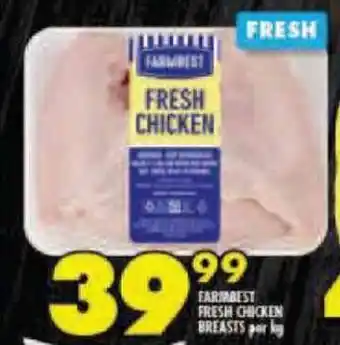 Shoprite Farmbest Fresh Chicken Breast per kg offer