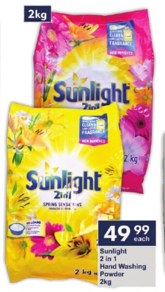 President Hyper Sunlight 2 in 1 Hand Washing Powder 2kg offer
