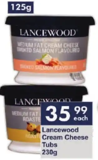 President Hyper Lancewood Cream Cheese Tubs 230g offer