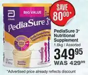 Dis-Chem Pediasure 3+ nutritional supplement assorted- 1.6kg offer