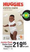 Dis-Chem Huggies jumbo pack extra care nappies sizes 1-5-per pack offer