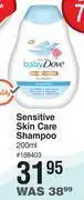 Dis-Chem Baby dove sensitive skin care shampoo-200ml offer