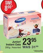 Purity junior! instant oats assorted-280g