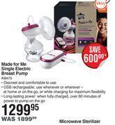 Dis-Chem Tommee tippee made for me single electric breast pump offer