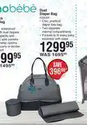 Nano bebe duet diaper bag