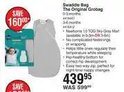 Dis-Chem Swaddle bag the original grobag offer