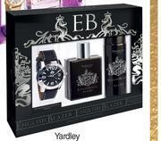 Dis-Chem Yardley english blazer black gift set edp 100ml plus deodorant spray plus watch offer
