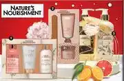 Nature nourishment pepper & peony body pamper set 3 piece