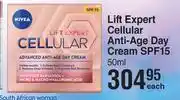 Dis-Chem Nivea lift expert cellular anti age day cream spf15-50ml each offer
