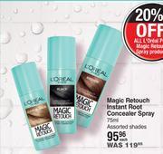 Dis-Chem L'oreal magic retouch instant root concealer spray assorted shades-75ml each offer