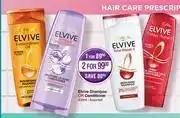 Elvive shampoo or conditioner assorted-400ml