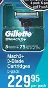 Dis-Chem Gillette mach3 3 blade cartridges 5 pack-per pack offer