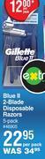Dis-Chem Gillette blue ii 2 blade disposable razors 5 pack-per pack offer