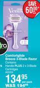 Dis-Chem Gillette venus comfortglide breeze 3 blade razor-per pack offer
