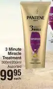 Dis-Chem Pantene 3 minute miracle treatment assorted-300ml/200ml offer