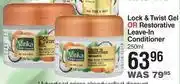 Dis-Chem Vatika lock & twist gel or restorative leave in conditioner-250ml offer