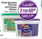 Dis-Chem Plush supreme pine gel all purpose cleaner assorted-1l offer