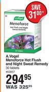 Dis-Chem A.vogel menoforce hot flush & night sweat remedy 30 tablets offer