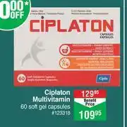 Dis-Chem Ciplaton multivitamin 60 soft gel capsules offer