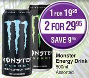 Monster energy drink assorted- for 1 x 500ml