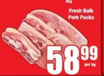 Boxer Fresh Bulk Pork Packs per kg offer