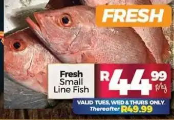 Take 'n Pay Fresh Small Line Fish offer
