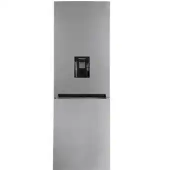 Defy 348l satin metallic eco combi fridge with water dispenser - dac645