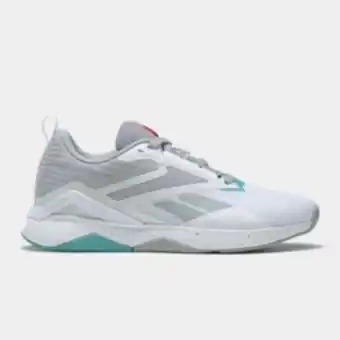 Women's reebok nanoflex tr v2 grey/teal training shoes