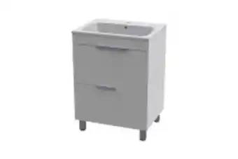 Bathroom Bizarre Lunar 600 floor unit - hgw (1 door, 2 draw) offer