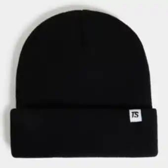 Totalsports Ts cuffed black beanie offer