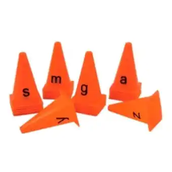 Fizique kids lowercase alphabet cones set of 26
