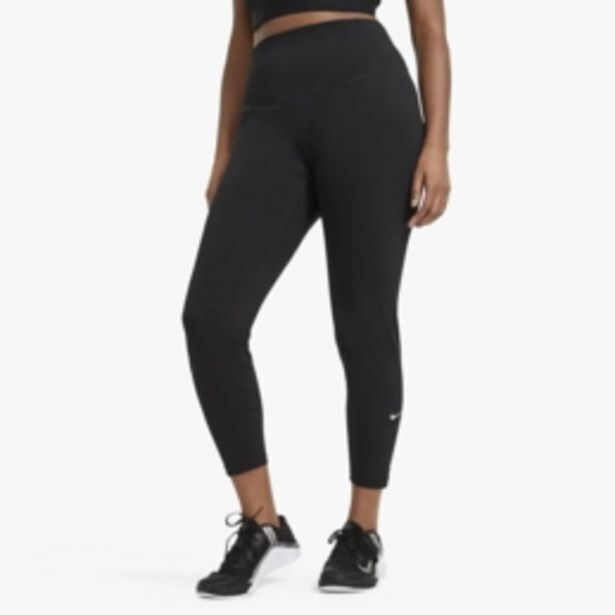 Women's nike one drifit midrise inclusive black tights offer at Totalsports