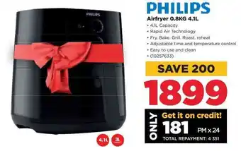 HiFi Corp Philips Airfryer 0.8kg / 4.1L offer