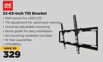 HiFi Corp One for All 32-65-inch Tilt Bracket offer