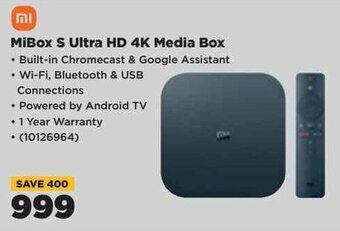 HiFi Corp MI Box S Ultra HD 4K Media Box offer