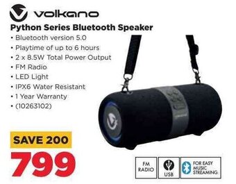 HiFi Corp Volkano Python Series Bluetooth Speaker offer