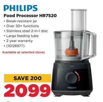 HiFi Corp Philips Food Processor HR7520 offer