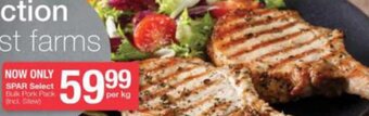 Spar Spar Select Bulk Pork Pack per kg offer