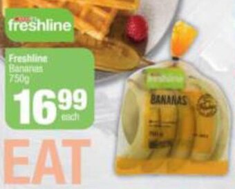 Spar Freshline Bananas 750g offer