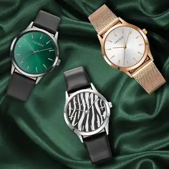 OneDayOnly Ladies premium round quartz watch offer