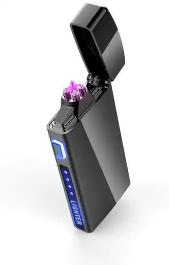 Double arc plasma electric flameless usb windproof lighter
