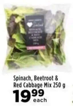 Food Lover's Market Spinach, Beetroot & Red Cabbage Mix 250g offer
