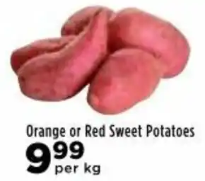 Food Lover's Market Orange or Red Sweet Potatoes offer