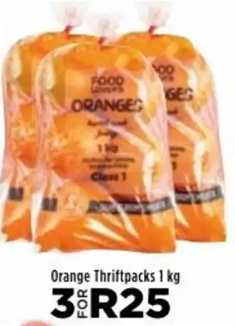 Food Lover's Market Orange Thriftpacks 1kg offer