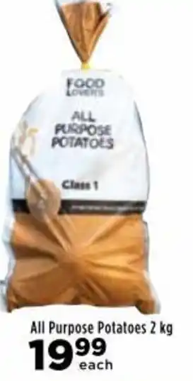 Food Lover's Market All Purpose Potatoes 2kg offer