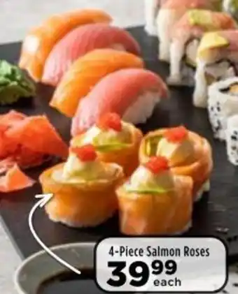Food Lover's Market 4-Piece Salmon Roses offer