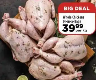 Food Lover's Market Whole Chicken 4-in-a-Bag offer