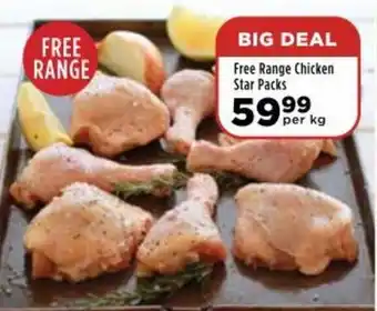Food Lover's Market Free Range Chicken Star Packs offer