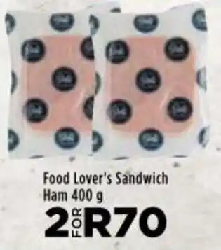 Food Lover's Market Food Lover's Sandwich Ham 400g offer
