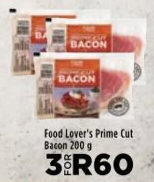 Food Lover's Market Food Lover's Prime Cut Bacon 200g offer